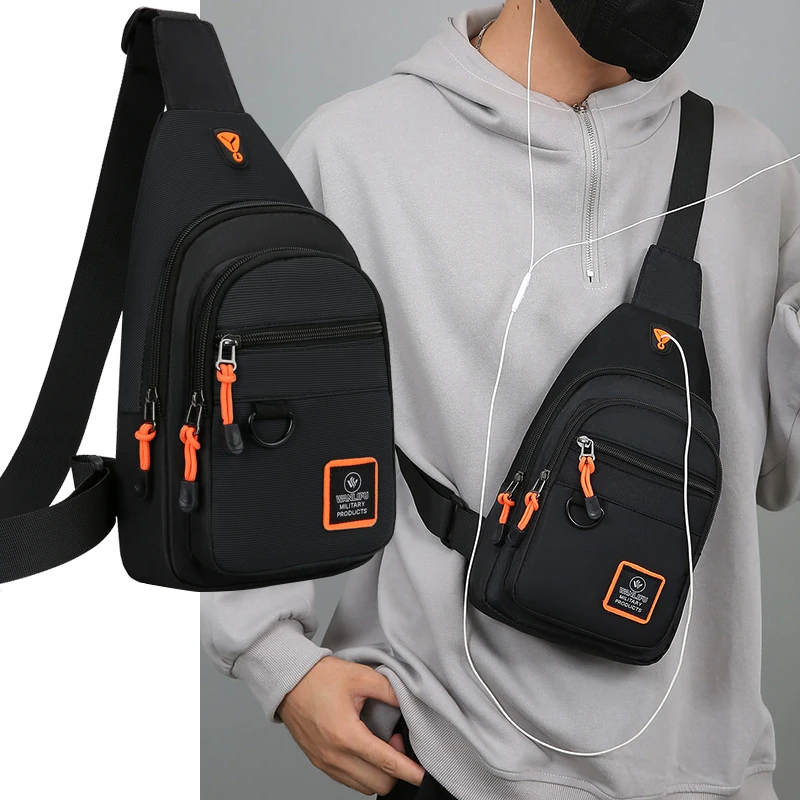 새로운 남성용 가슴 가방 남성용 레저 야외 하이킹 자전 - Cycling Commute Bag 리뷰 및 가격