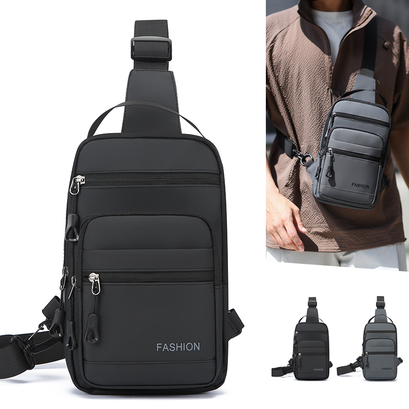 남성용 가슴 가방 발수성 옥스포드 앞 지퍼 포켓 탈부착 - Cycling Commute Bag 리뷰 및 가격
