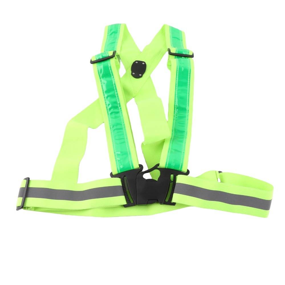새로운 폴리에스터 LED 안전 조끼 녹색 라이트 USB - Reflective Vest Cycling 리뷰 및 가격