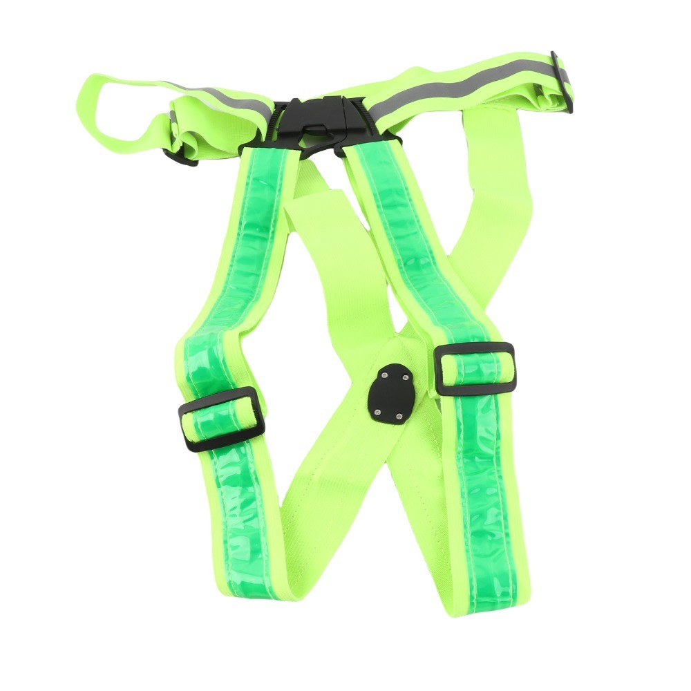 새로운 폴리에스터 LED 안전 조끼 녹색 라이트 USB - Reflective Vest Cycling 리뷰 및 가격