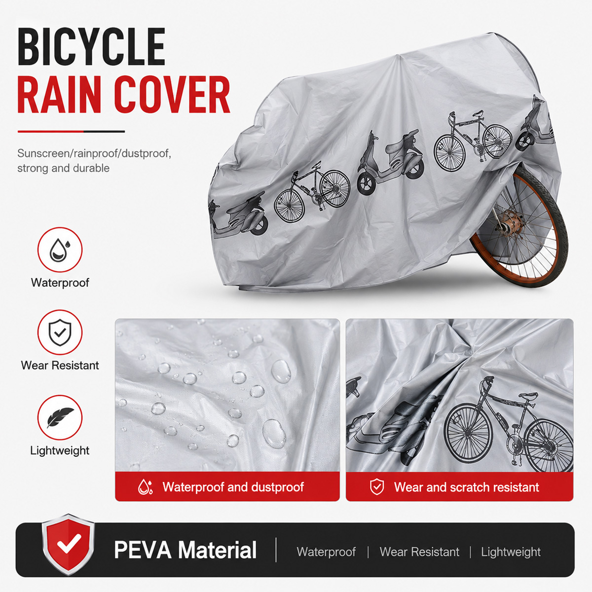 PINMOAP 범용 자전거 레인 커버 방수 야외 자전거 - Cycling Commuter Backpack Waterproof 리뷰 및 가격