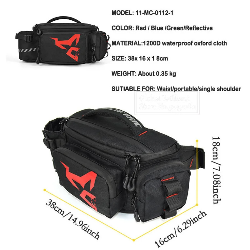 방수 오토바이 가방 다기능 허리 가방 경량 남자 모토  - Cycling Commuter Backpack Waterproof 리뷰 및 가격