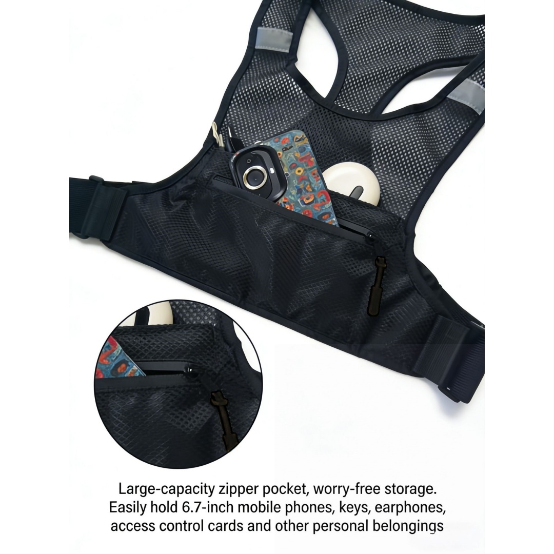 반사 기능 노바운스 러닝 가슴 가방 통기성 경량 안전  - Reflective Vest Cycling 리뷰 및 가격